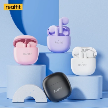 Tai nghe Bluetooth Realfit F1 HIFI không dây, Bluetooth 5.3, Super Bass - 124.174₫