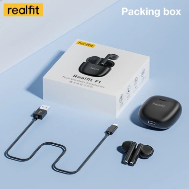 Tai nghe Bluetooth Realfit F1 HIFI không dây, Bluetooth 5.3, Super Bass - 124.174₫ 9 Tai nghe Bluetooth Realfit F1 HIFI không dây, Bluetooth 5.3, Super Bass - 124.174₫ 9