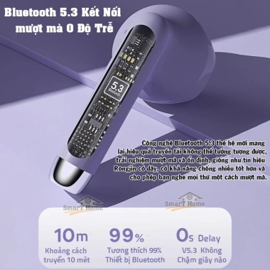 Tai Nghe Bluetooth REMAX TWS-19 Marshmallow Gaming LDS Bluetooth 5.3 không độ trễ - 279.900₫ 6