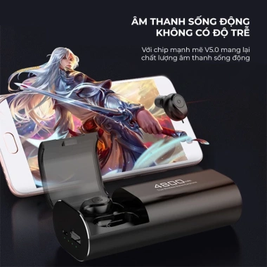 Tai Nghe Bluetooth S11 5.0 TWS - Kiêm Sạc, IPX5 Chống Nước, Bass Siêu Trầm, Bảo Hành 12 Tháng 8 Tai Nghe Bluetooth S11 5.0 TWS - Kiêm Sạc, IPX5 Chống Nước, Bass Siêu Trầm, Bảo Hành 12 Tháng 8