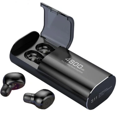 Tai Nghe Bluetooth S11 5.0 TWS - Kiêm Sạc, IPX5 Chống Nước, Bass Siêu Trầm, Bảo Hành 12 Tháng 9 Tai Nghe Bluetooth S11 5.0 TWS - Kiêm Sạc, IPX5 Chống Nước, Bass Siêu Trầm, Bảo Hành 12 Tháng 9