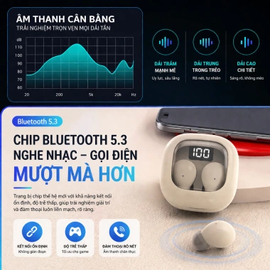 Tai Nghe Bluetooth SK19 & SK18 Không Dây Âm Thanh Cao - ZINIA BH 6 Tháng - 208.000₫ 3