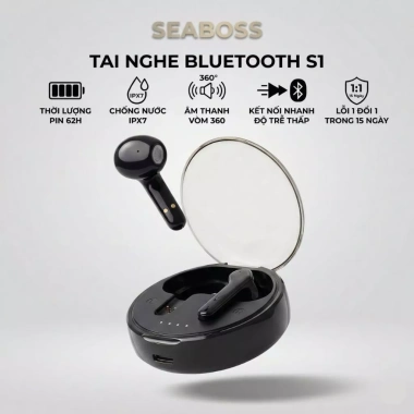 Tai nghe Bluetooth SoundTech S1 âm thanh vòm sống động, pin 5h, giá chỉ 79.000 VND