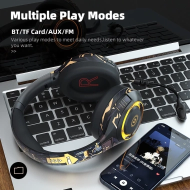 Tai Nghe Bluetooth Tecsire A2 HIFI Bass Stereo, Micrô Tháo Rời, Hỗ Trợ Thẻ Micro SD – Giá Ưu Đãi 518k