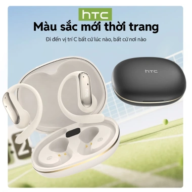 Tai nghe Bluetooth TWS HTC NE52 AI dịch thuật, Bluetooth 6.0, IPX5, bảo hành 1 năm - 239.000₫