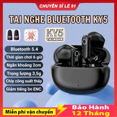 Tai Nghe Bluetooth TWS KY8 KY9 X15 Giảm Tiếng Ồn Hifi, Mic, Kết Nối Nhanh 58.000₫