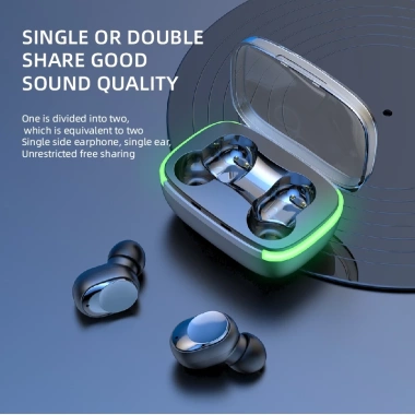 Tai nghe Bluetooth TWS Y60 chống nước, micro, âm thanh HIFI cao cấp - 89.000₫ 5 Tai nghe Bluetooth TWS Y60 chống nước, micro, âm thanh HIFI cao cấp - 89.000₫ 5