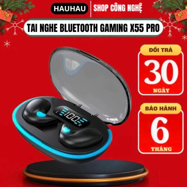 Tai Nghe Bluetooth X55 không dây mỏng nhẹ, ngủ thoải mái, tặng bao tay - 58.000₫ 9 Tai Nghe Bluetooth X55 không dây mỏng nhẹ, ngủ thoải mái, tặng bao tay - 58.000₫ 9