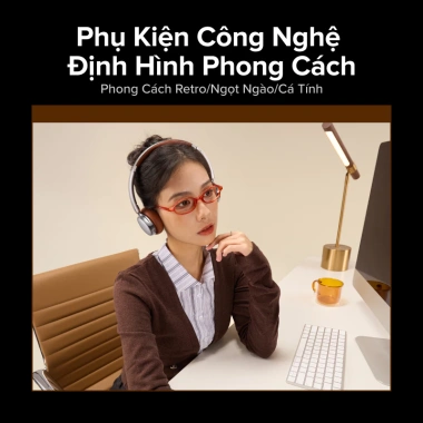 Tai nghe Bluetooth Y2k cổ điển UGREEN Studio Plus ANC 6.0 - Khử tiếng ồn, thập niên 80, quà tặng bé gái 479.000 VND