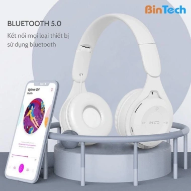 Tai nghe Bluetooth YO8 chụp tai có mic, bass mạnh, nghe nhạc cực hay - BINTECH 4