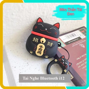 Tai Nghe Bluetooth5.0 Không Dây i12 kèm Case Mèo May Măn, Tương Thích Android iOS, Giá 89.000₫ 10 Tai Nghe Bluetooth5.0 Không Dây i12 kèm Case Mèo May Măn, Tương Thích Android iOS, Giá 89.000₫ 10