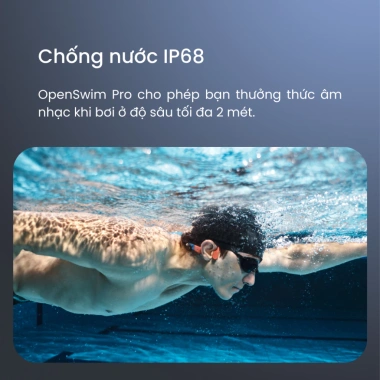 Tai Nghe Bơi Lội SHOKZ PRO S710 Bluetooth 32GB Truyền Âm Thanh Xương, Bảo Hành 2 Năm