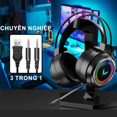 Tai Nghe Chơi Game MKEPS Dây Đèn LED Đổi Màu, Mic Đàm Thoại, Giá 199.000 VNĐ
