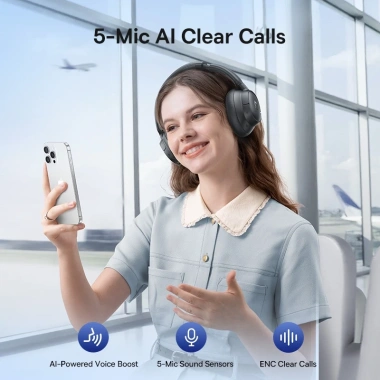 Tai Nghe Chụp Tai Baseus Bass BH1 NC Bluetooth 6.0 5 Micro AI Hi-Res Audio - Siêu Bass Không Dây, Giá chỉ 950.000 VND