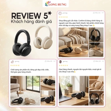 Tai nghe chụp tai Bluetooth Havit H619BT - Giá 249.000, âm thanh sống động, pin lâu