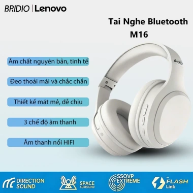 Tai Nghe Chụp Tai Bluetooth M8 Không Dây Chống Ồn Pin 12h Gấp Gọn Mic Giá 259k