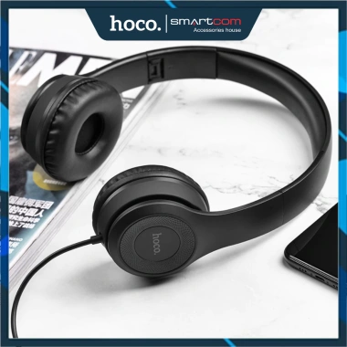 Tai nghe chụp tai có dây Hoco W21 - Bass mạnh, âm thanh siêu nhạy, giá 149.000₫