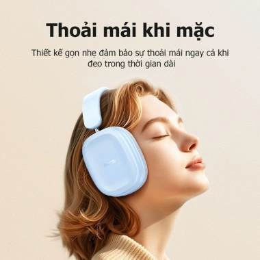 Tai nghe chụp tai Hoco W51 Bluetooth Giá 400k, tặng bọc tai nghe, Smartcom