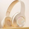 Tai nghe chụp tai không dây Bluetooth mic LED cầu vồng, sạc Type‑C, âm thanh chill bass mạnh - 175.000₫ 3