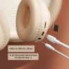 Tai nghe chụp tai không dây Bluetooth mic LED cầu vồng, sạc Type‑C, âm thanh chill bass mạnh - 175.000₫ 4