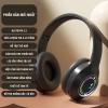 Tai nghe chụp tai không dây Bluetooth mic LED cầu vồng, sạc Type‑C, âm thanh chill bass mạnh - 175.000₫ 8