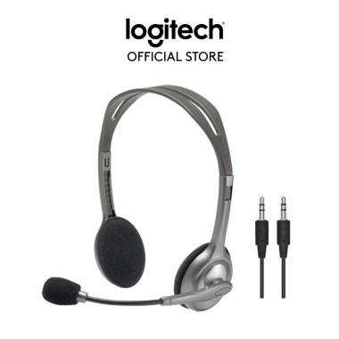 Tai nghe chụp tai Logitech H110 2 jack 3.5mm Mic khử tiếng ồn, âm thanh nổi - 229.000₫ 3 Tai nghe chụp tai Logitech H110 2 jack 3.5mm Mic khử tiếng ồn, âm thanh nổi - 229.000₫ 3
