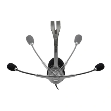 Tai nghe chụp tai Logitech H110 2 jack 3.5mm Mic khử tiếng ồn, âm thanh nổi - 229.000₫