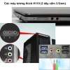 Tai nghe chụp tai Logitech H110 có dây 2 jack 3.5mm, mic, chính hãng, bảo hành 24 tháng - 199.000đ 2