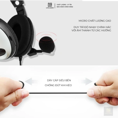 Tai Nghe Chụp Tai Mic SALAR A566 Dây PC, Học Online, Giá 219.000 VNĐ