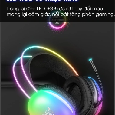 Tai nghe chụp tai SIDOTECH ONIKUMA X25 gaming có dây RGB, âm thanh 3D 7.1, mic chống ồn, siêu bass - Giá chỉ 439.000₫ 2
