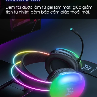 Tai nghe chụp tai SIDOTECH ONIKUMA X25 gaming có dây RGB, âm thanh 3D 7.1, mic chống ồn, siêu bass - Giá chỉ 439.000₫ 6