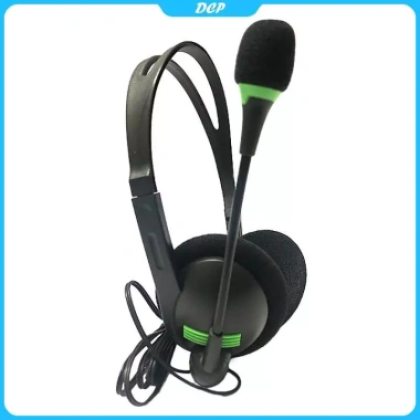 Tai nghe có dây 3.5mm DCP micro khử tiếng ồn cho máy tính - Giá chỉ 45.700 VND