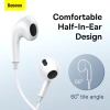 Tai Nghe Có Dây Baseus H17/C17 C-Type 3.5mm + Mic, Tương Thích Huawei Mate 40, Samsung, Xiaomi, OnePlus - Giá 180,593₫ 6