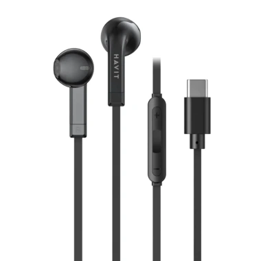 Tai Nghe Có Dây Havit E336C Type-C Bền Nhẹ Thiết Kế Semi-inear Giá 139k 6