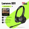 Tai nghe có dây Lenovo E01 khử tiếng ồn, micrô chuyên dụng cho trung tâm cuộc gọi, hỗ trợ máy tính - 289.000đ