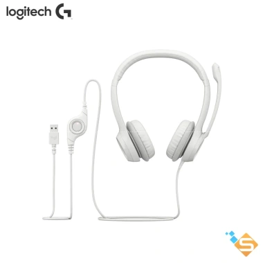 Tai nghe có dây Logitech H390 H370 H340 Mic giảm ồn, quai đeo, đệm tai, USB‑A – 589.000₫