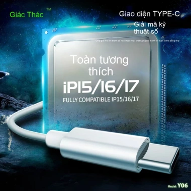 Tai nghe có dây Type-C tương thích Android & Apple 15/16/17 - Giá 79.286 VND giảm 20%