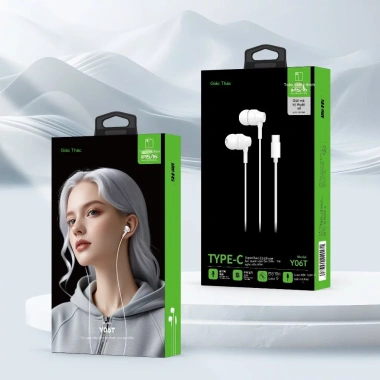 Tai nghe có dây Type-C tương thích Android & Apple 15/16/17 - Giá 79.286 VND giảm 20%