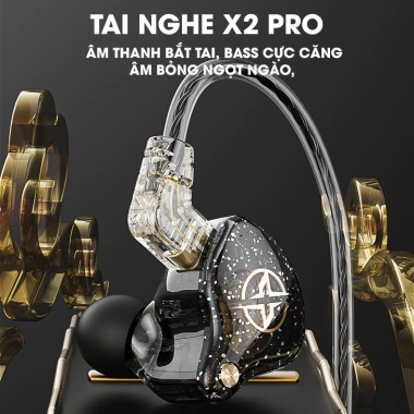 Tai nghe có dây X2 Pro chống ồn âm bass mạnh âm thanh đỉnh cao không rối dây 156k 3 Tai nghe có dây X2 Pro chống ồn âm bass mạnh âm thanh đỉnh cao không rối dây 156k 3