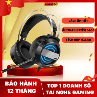 Tai nghe CoreX G75 chụp tai LED đổi màu, mic đàm thoại, cho laptop PC – 309.000₫ 9