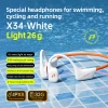 Tai nghe dẫn truyền xương Polvcdg-X34 IPX8 Bluetooth chống nước, micrô, 32G - Thể thao, xe đạp 13