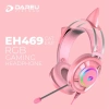 Tai nghe Dareu EH469 Pink hồng tai mèo LED RGB - Giá ưu đãi 429.240₫ 8