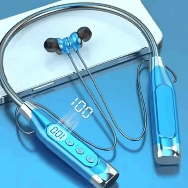 Tai nghe đeo cổ NLINNI Bluetooth 3D, Bass mạnh, chống nước, không gây hại - 165k