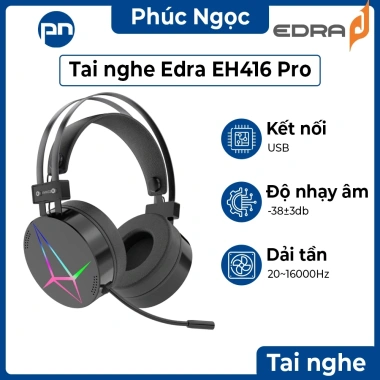 Tai nghe Edra EH416 Pro - Gaming LED chính hãng, chỉ 415.000₫ giảm 95.450₫