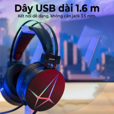 Tai nghe Edra EH416 Pro - Gaming LED chính hãng, chỉ 415.000₫ giảm 95.450₫