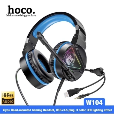 Tai Nghe Game HOCO W104 Có Dây Đèn LED và Mic Giá 299.000đ Âm Thanh Sâu Thoải Mái 4 Tai Nghe Game HOCO W104 Có Dây Đèn LED và Mic Giá 299.000đ Âm Thanh Sâu Thoải Mái 4