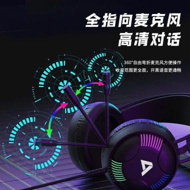 Tai nghe Gaming Acestek AH11 7.1 LED RGB – Bass ấm, Mic chống ồn, Bảo hành 12 tháng – 150.000₫