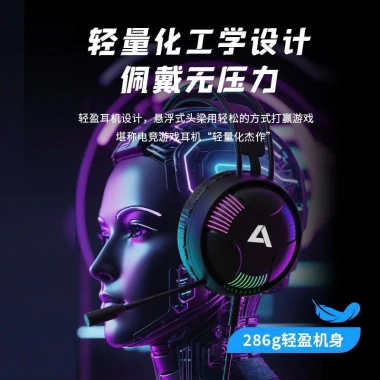 Tai nghe Gaming Acestek AH11 7.1 LED RGB – Bass ấm, Mic chống ồn, Bảo hành 12 tháng – 150.000₫