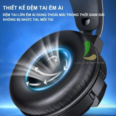 Tai Nghe Gaming AULA S602 Chụp Tai LED RGB + Mic Đàm Thoại Giảm còn 320.000 VND