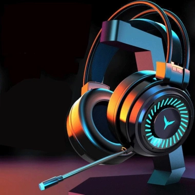 Tai nghe gaming chụp tai mic đàm thoại LED RGB, headphone cho PC, laptop, điện thoại, iPad - giảm giá 130.000₫